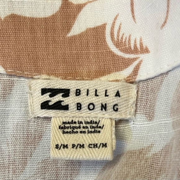 NEW Billabong Tan Floral Sweet Summer Kimono S-M - Picture 6 of 6